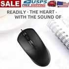 Usb 2 0 Optical Wired Scroll Wheel Mouse Mice Pc Laptop Notebook Desktop Black
