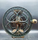 Antique Coles Mfg  Phila  2 Wheel Small Coffee Grinder