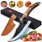 Viking Knife Chef Knife Japan Kitchen Meat Cleaver Butcher Boning Knife W sheath