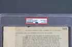Thomas Edison   Charles Edison Signed Autograph Document Psa Authentic 