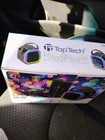 Toptech Portable Karaoke System Bluetooth Led Color Flame Effect Mic Speaker