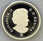 Canada 2012 Ten 10 Cents 99 99  Proof Silver Bluenose Heavy Cameo Dime Coin