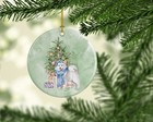 Samoyed Christmas Presents And Tree Ceramic Ornament Ck8202co1