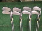 Golf Vintage Spalding Top Flite Synchro Dyned M Iron Set All Original 2-9 Irons
