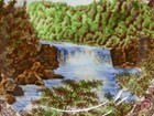 Vintage Souvenir Cumberland Falls State Park Moonbow Plate Kentucky