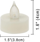 6 Pack Flickering Battery Operated Tea Light With Remote Timer  Flameless Ele   