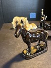 Vintage Horse Figurines Lot Of 6 Mixed Ceramic Porcelain  Denmark M21