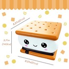 Jumbo S mores Squishies Toy 8 27     Kawaii Slow Rising Squeeze Squishy Soft Pu   