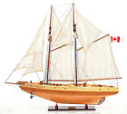 Schooner Bluenose Ii Wooden Ship Model 38  Sailboat Fully Built Assembled Boat