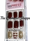 Kiss Nails Impress Press Manicure Short Length Symphony Fall Nails X1
