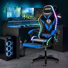 Led Rgb Computer Gaming Chair Ergonomic Office Chairs Recliner Speaker Bluetooth