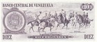 Venezuela Banknote 10 Bolivares  1981  P-60  Unc-