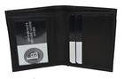 Slim Bifold Front Pocket Wallet 2 Id Window Credit Card Holder Genuine Leather R