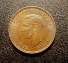 1939 Great Britain Farthing Coin