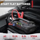 Lokithor Ja401 3750a 12v Lithium Battery Jump Starter With 150psi Air Compressor