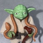 Vintage Star Wars Brown Snake Yoda Pac-man Eyes 1980 Kenner - 100  Complete