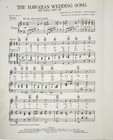 The Hawaiian Wedding Song Sheet Music Ke Kali Nei Au-english   Hawaiian Vtg