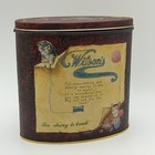 Vtg     Keller Charles Wilson   s Thread   Yarn Cat Oval Tin     Nostalgia Collection