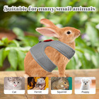 Aiitle Rabbit Harness And Leash Set With Cute Bow  Soft Breathable Mesh Vest Har
