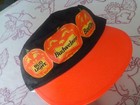 Vintage 80s Budweiser Haunted House Of Bud Halloween Hat  painter s Cap 