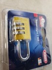 Abus Mechanical 145 20 20mm Aluminium Combination Lock Yellow 46572 Abu14520