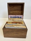Vintage Grandmas Recipe Box 200  Recipes In Wooden Box