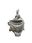   dermay   Vintage Victorian Lady With Floral Dress Porcelain Figurine Vase plan