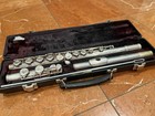 Gemeinhardt Flute Silver Plate Musical Instrument 22sp Case Elkhardt Ind Vintage