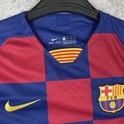 Nike Fc Barcelona Home Jersey Mens M 19 20 Checkered La Liga Kit Patch Red Blue