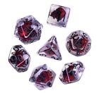 Bleeding Skull 7 Dice Set - 5e Dnd Dungeons Dragons Pathfinder Rpg D20