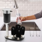 1 3hp Upright Electric Glass Cup Washer 5 Brush Disher Commercial Restaurant Bar