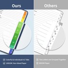Address Book With Alphabetical Tabs  Large Medium 5 7  X 7 7    Navy Blue