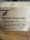 47  Snow Tube For Kids   Adults Heavy Duty Inflatable Sled Hard Bottom Blue New