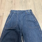 Vintage 60s Wrangler Blue Bell Denim Side Zip Jeans Workwear Sanforized Usa 26