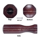 Soccer Table Handles  5 8 Inch Wooden Foosball Handle Grip  8 Pack Mahogany