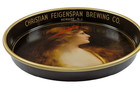 Vintage Christian Feigenspan Brewing Co  13  Beer Tray Newark Nj-signed A Asti