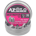 Apolo Destroyer  22 Cal Slug Air Gun Pellets  22 Caliber 28 Grain  100 Count