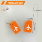 2 Pack Silicone Luggage Tags For Suitcases Travel Bag Tags For Luggage