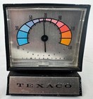 Vintage Texaco Temperature Thermometer By Honeywell - Desk Top Rare 