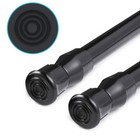 2x Spring Tension Adjustable Curtain Rod Tension Cafe Extension Rod Carbon Steel