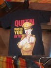 Queen Shirt Small Black  wants You In  82  Classic Rock Band Freddie Mercury 