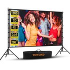 Outdoor Projector Screen With Stand   200 Inch Portable Projection Screen - 
