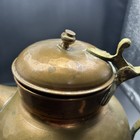 Vintage Copper And Brass Pitcher Tea Coffee Pot Or Watering Can Made In Turkey