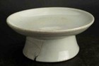 Korean Joseon Dynasty Stand Plate   W 14 2    H 5 9 cm 