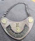 Ww2 German Army Railway Station Guard Gorget  Original