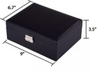    jewelry Boxes For Women Jewelry Box Organizer 2 Layer Pu Leather Display