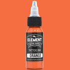 Orange Tattoo Ink 1oz Bottle For Color Tattoos By Element Tattoo Supply Usa Made