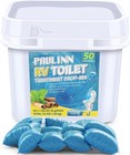 Rv Toilet Treatment Drop Ins  50 Packs Septic Tank Treatment Podscinnamon   Mint