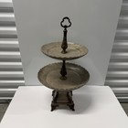 Castilian Two-tier Decorative Serving Stand