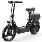 Electric Scooter With Seat 1500w 25mph 45 Miles Range14  Tire With Box Us